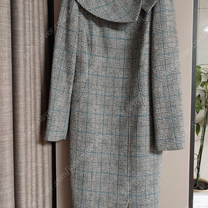 모조에스핀 체크 원피스