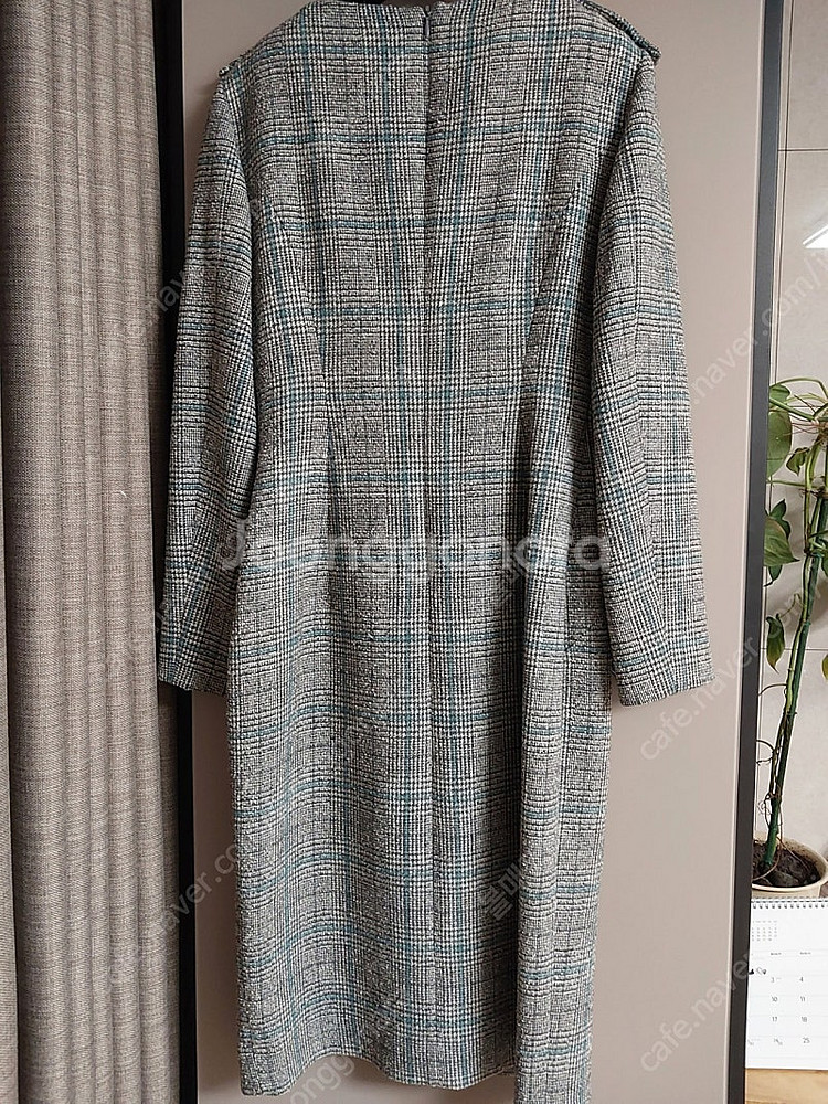 모조에스핀 체크 원피스--2