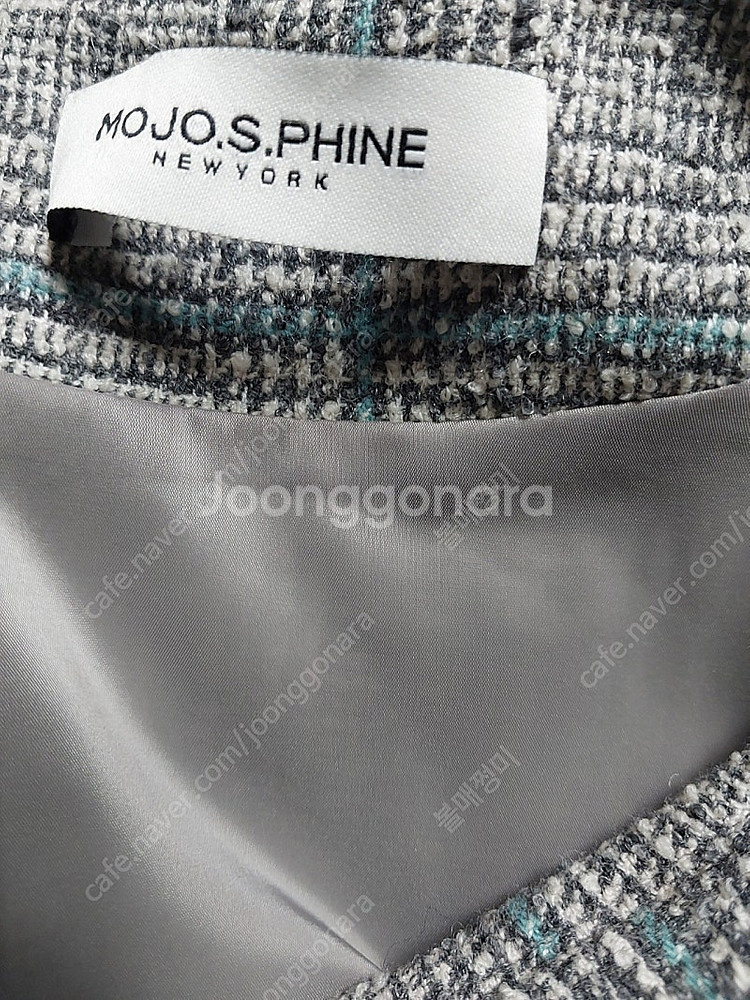 모조에스핀 체크 원피스--4