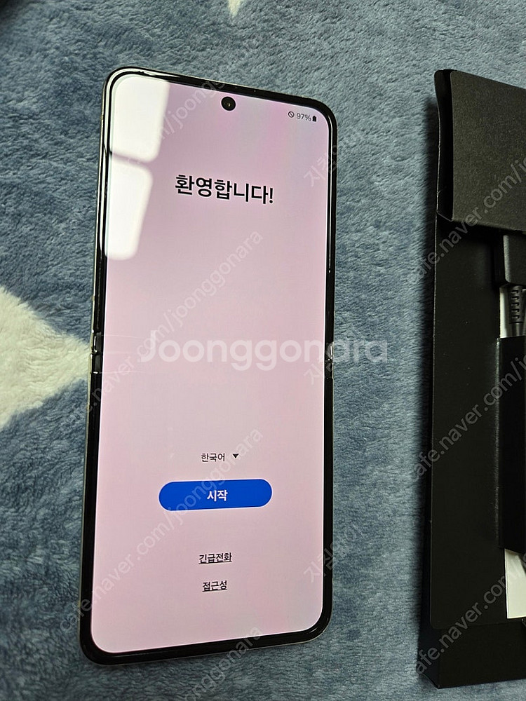 삼성 Z플립5 화이트 512G 상태좋음 풀박스--6