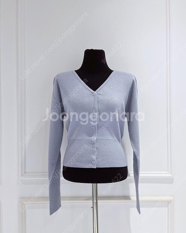 메이윤 데일리 가디건 퍼플블루 새상품--0