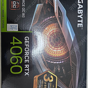 GIGABYTE 기가바이트 RTX4060 WINDFORCE OC 8G 미개봉팝니다