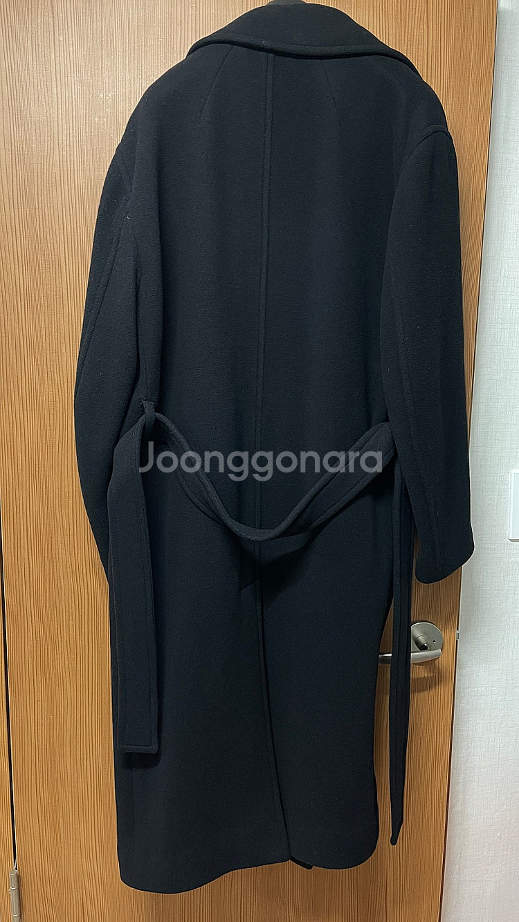 띠어리 로브코트 블랙--2
