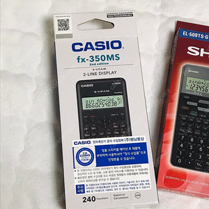 카시오 공학용 계산기 (새상품) CASIO FX-350MS