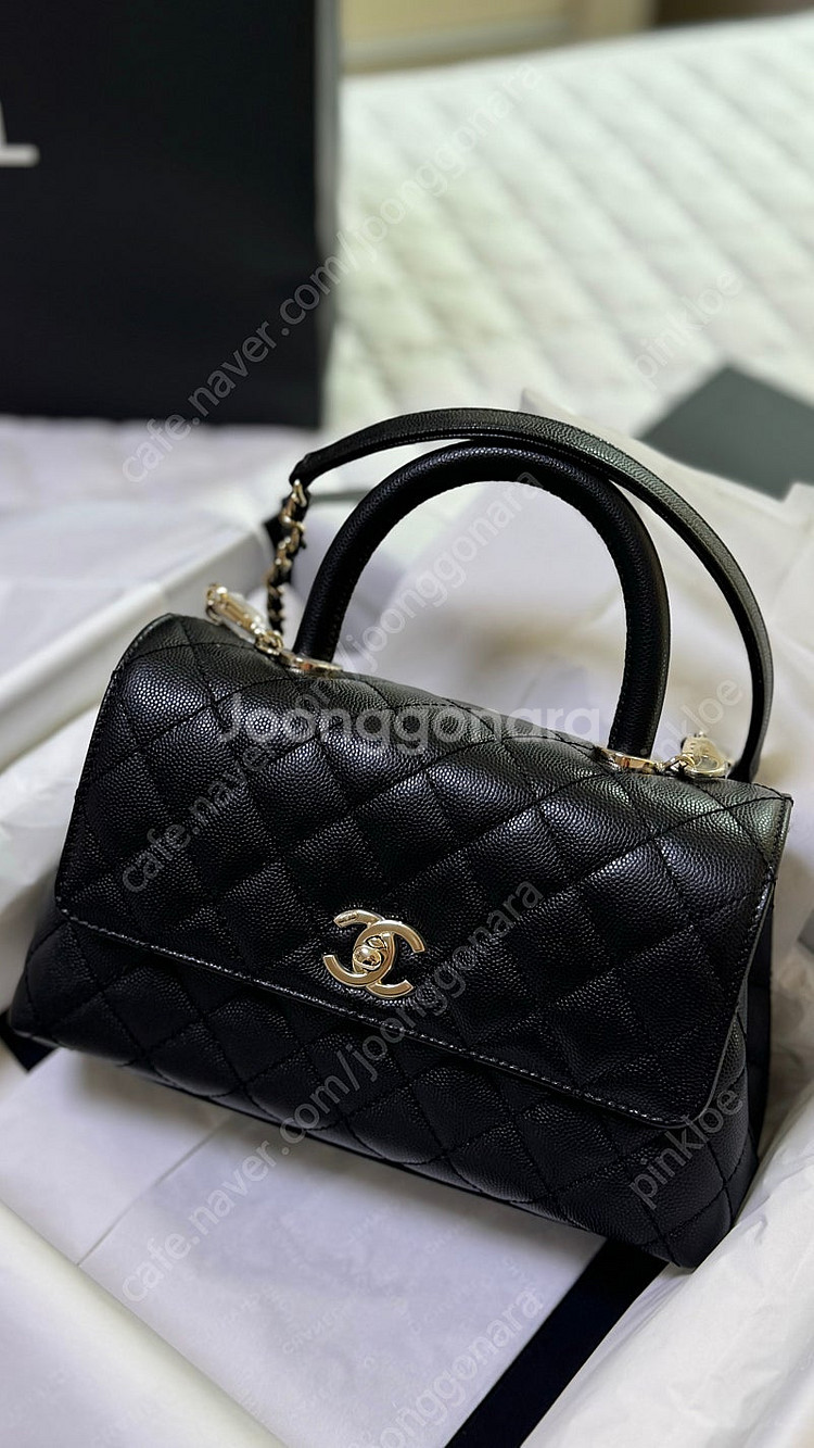 샤넬 코코핸들 블랙 미듐--0