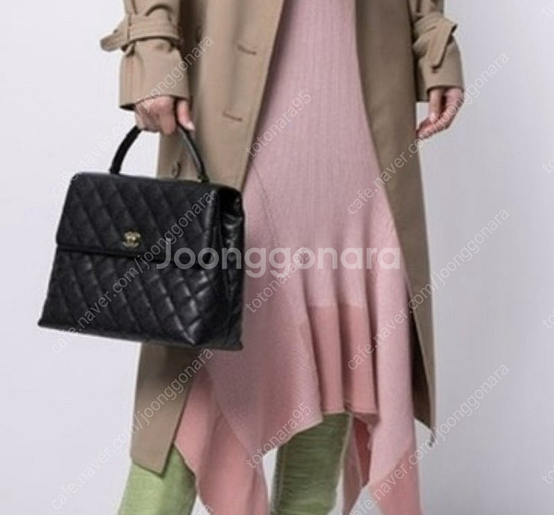 샤넬 퀄팅 브리프케이스 가방--9