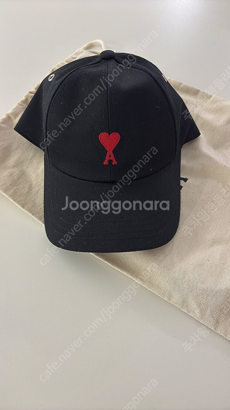 (정품) 아미 스몰하트 로고 캡모자 남여공용 새상품--0
