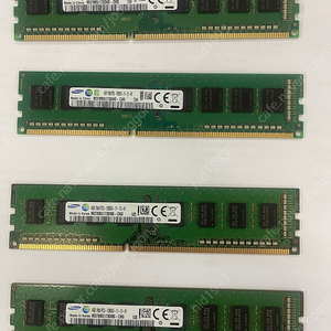 삼성 ddr3 12800 4gb 4개 팔아요