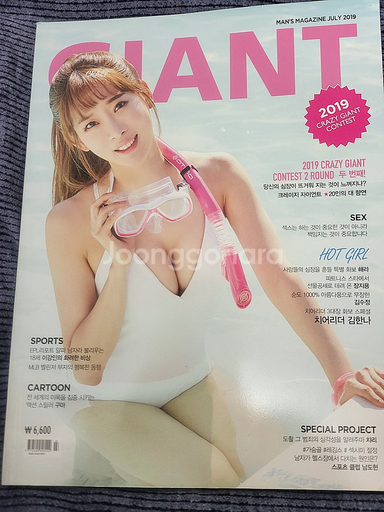 치어리더 표지모델 잡지 판매(맥심코리아, 크레이지 자이...--3