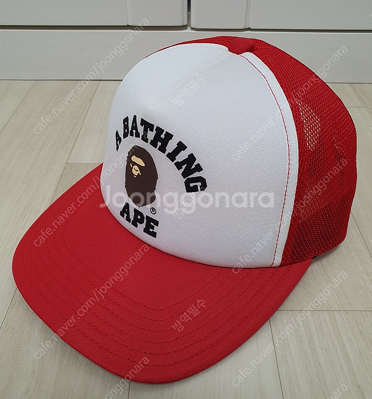 베이프 BAPE 레드캡 매쉬캡 트러커캡 볼캡 모자 팝니...--0
