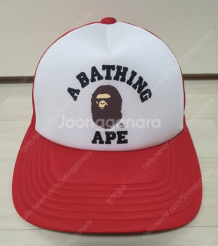 베이프 BAPE 레드캡 매쉬캡 트러커캡 볼캡 모자 팝니...--1
