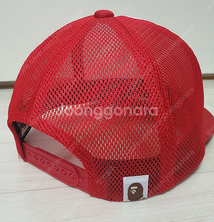 베이프 BAPE 레드캡 매쉬캡 트러커캡 볼캡 모자 팝니...--3