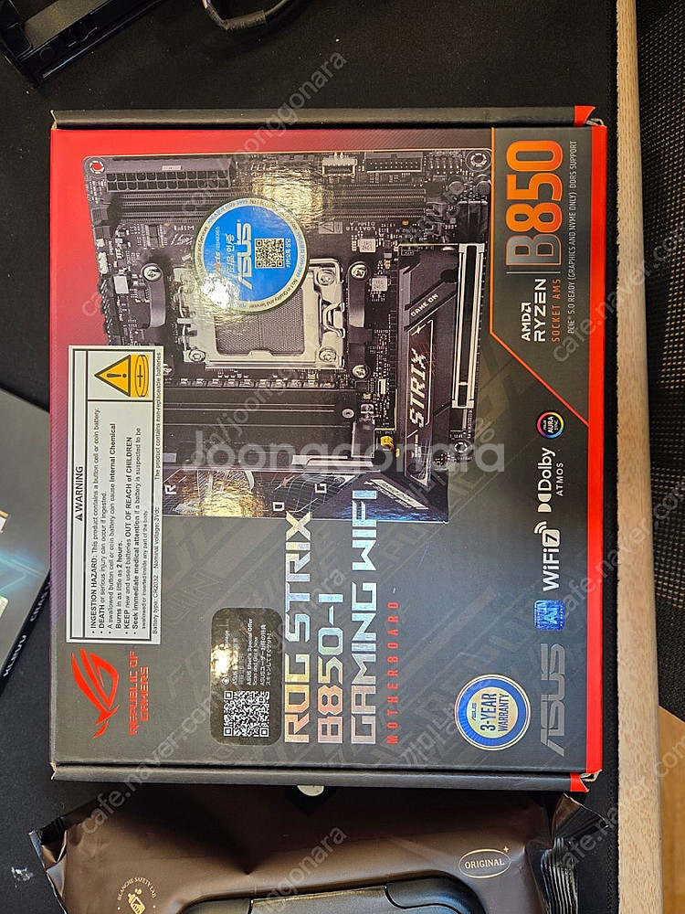 ASUS ROG STRIX B850-i itx 보드 판...--1