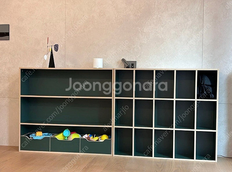 바이퍼니 3단책장 3단교구장 서랍장 아기책장--0