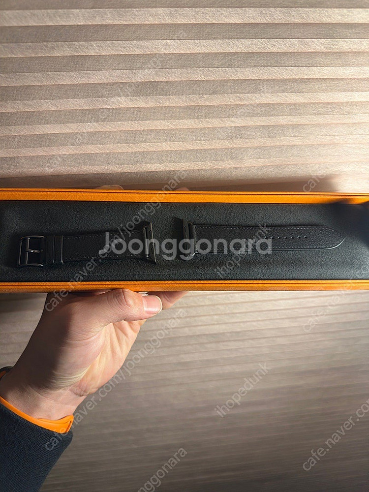 애플워치 에르메스 누아르 싱글투어 새제품--2