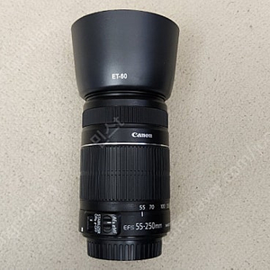 캐논 EF-S 55-250 IS II 렌즈 팝니다.