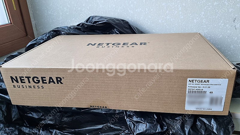 넷기어 네트워크 스위칭허브 hub GS724T-400E...--0