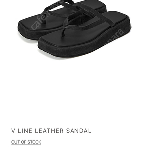 Le17septembre V LINE LEATHER SANDAL 샌달 새상품