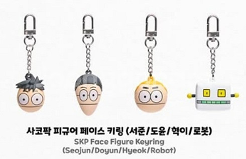 사코팍 피규어 페이스 키링(로봇), 사코팍 발매트 (로...--0