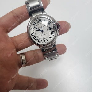 까르띠에 W6920046 발롱블루 스틸 오토매틱 36mm 미듐