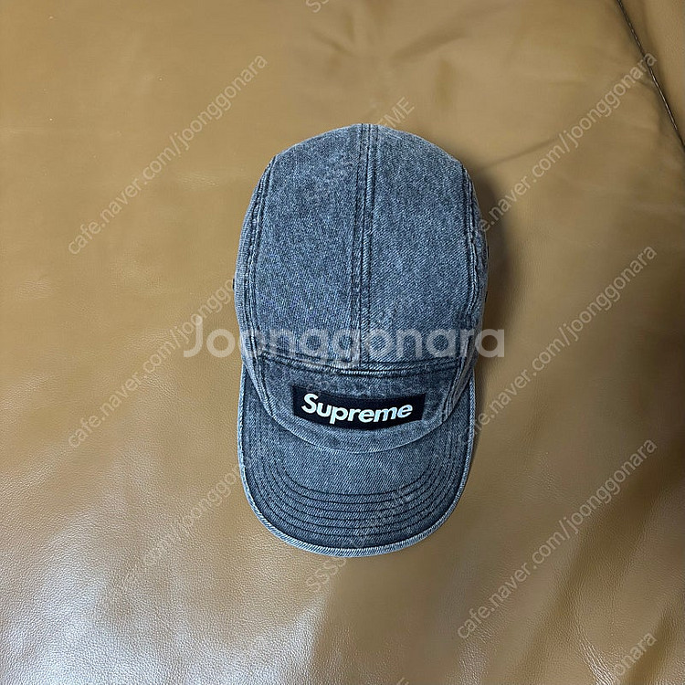 Supreme 슈프림 22fw 워시드 데님 블랙 캠프캡...--5