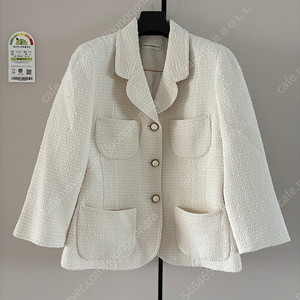 아뜰리에 드 쎄모먼 Eclore Tweed jacket 34사이즈 판매합니다.