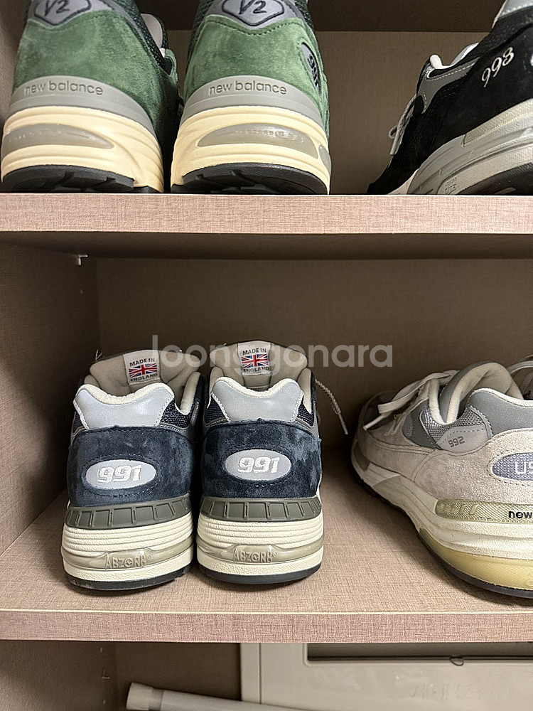 뉴발란스 991v1 255사이즈--6