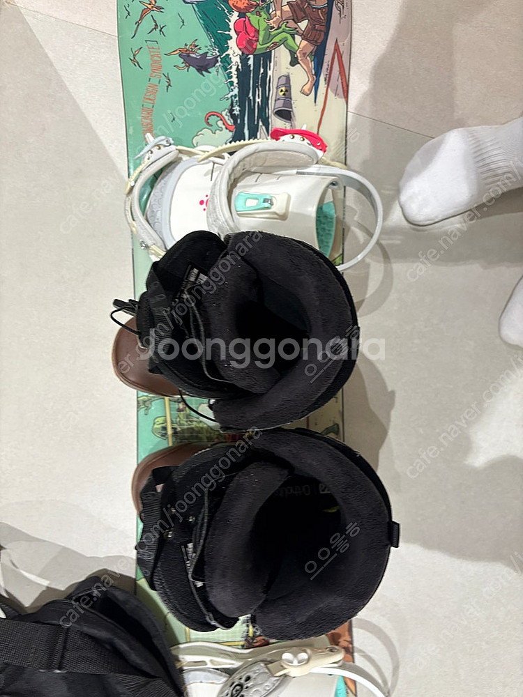여성용 스노우보드 세트 데크144 부츠245--4