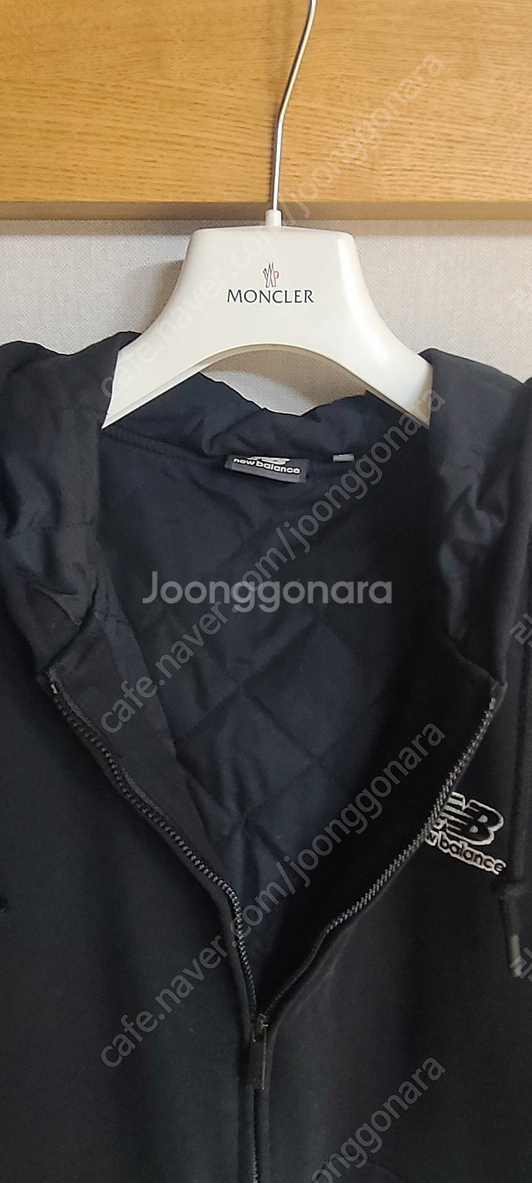 뉴발란스 간절기 누빔후드집업--1