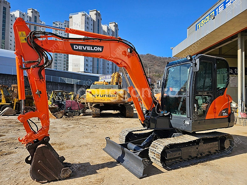 두산 DX55 ACE 2011년식 회전라인 가동 만천시...--0