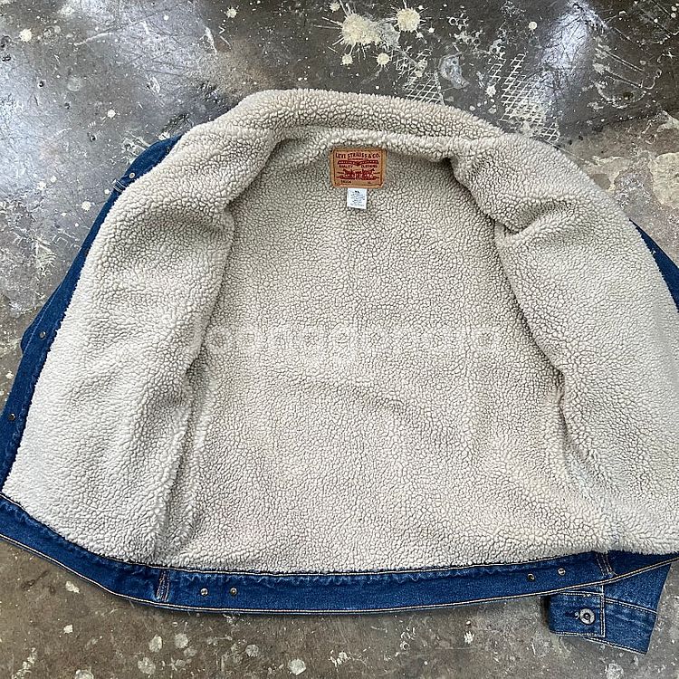 XL) 리바이스 셰르파 자켓 청자켓 아메카지 워크웨어--4