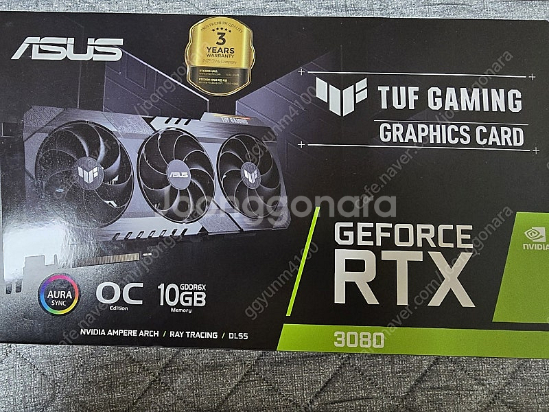 아수스 rtx 3080 tuf oc 10gb 팔아요--3