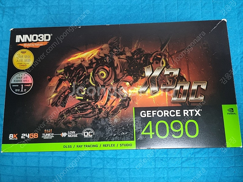 Inno3d RTX4090 x3 oc 팝니다.--2