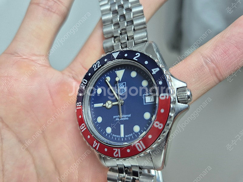 태그호이어 프로페셔널 1000 38mm 펩시베젤(쿼츠)--4