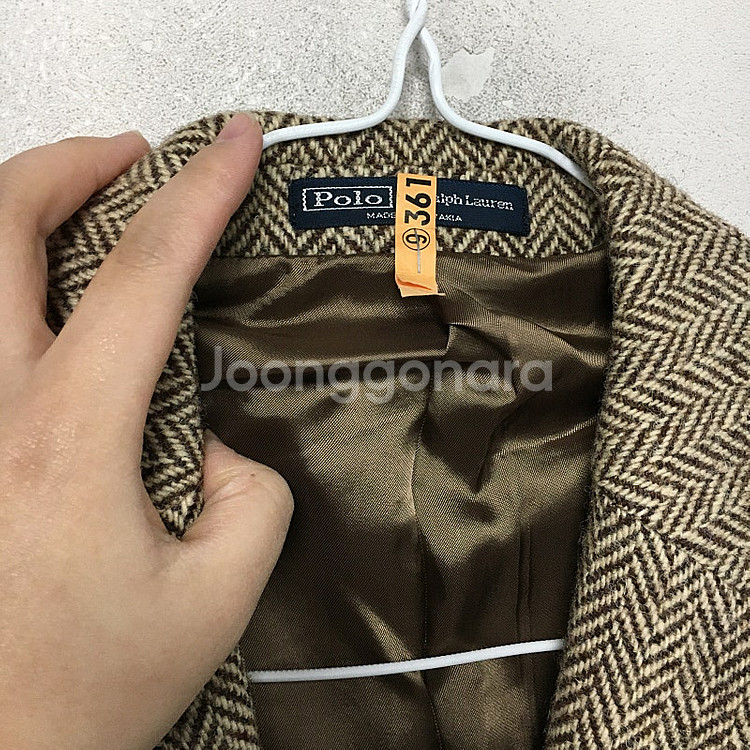 랄프로렌폴로 남성 헤링본 블레이저 자켓 95 (38R)--1
