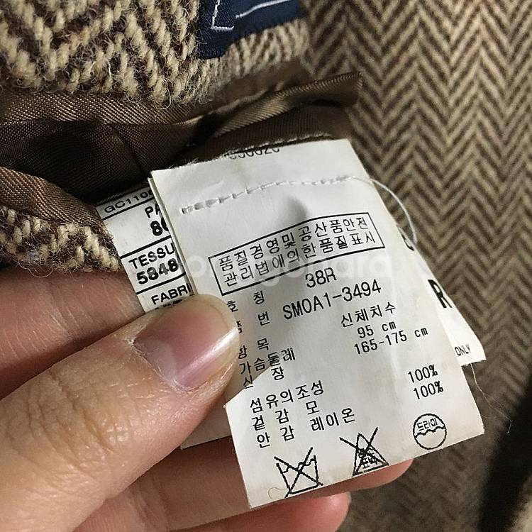 랄프로렌폴로 남성 헤링본 블레이저 자켓 95 (38R)--5