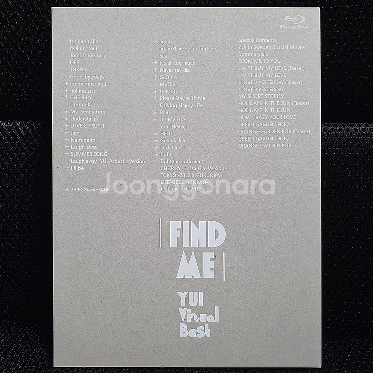 유이 YUI FIND ME 블루레이 초회한정--4
