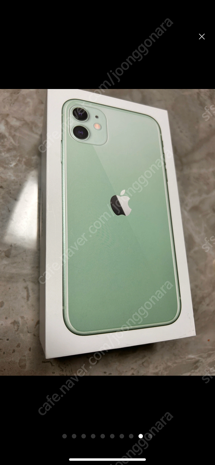 아이폰11, 128기가 민트색상 이미지