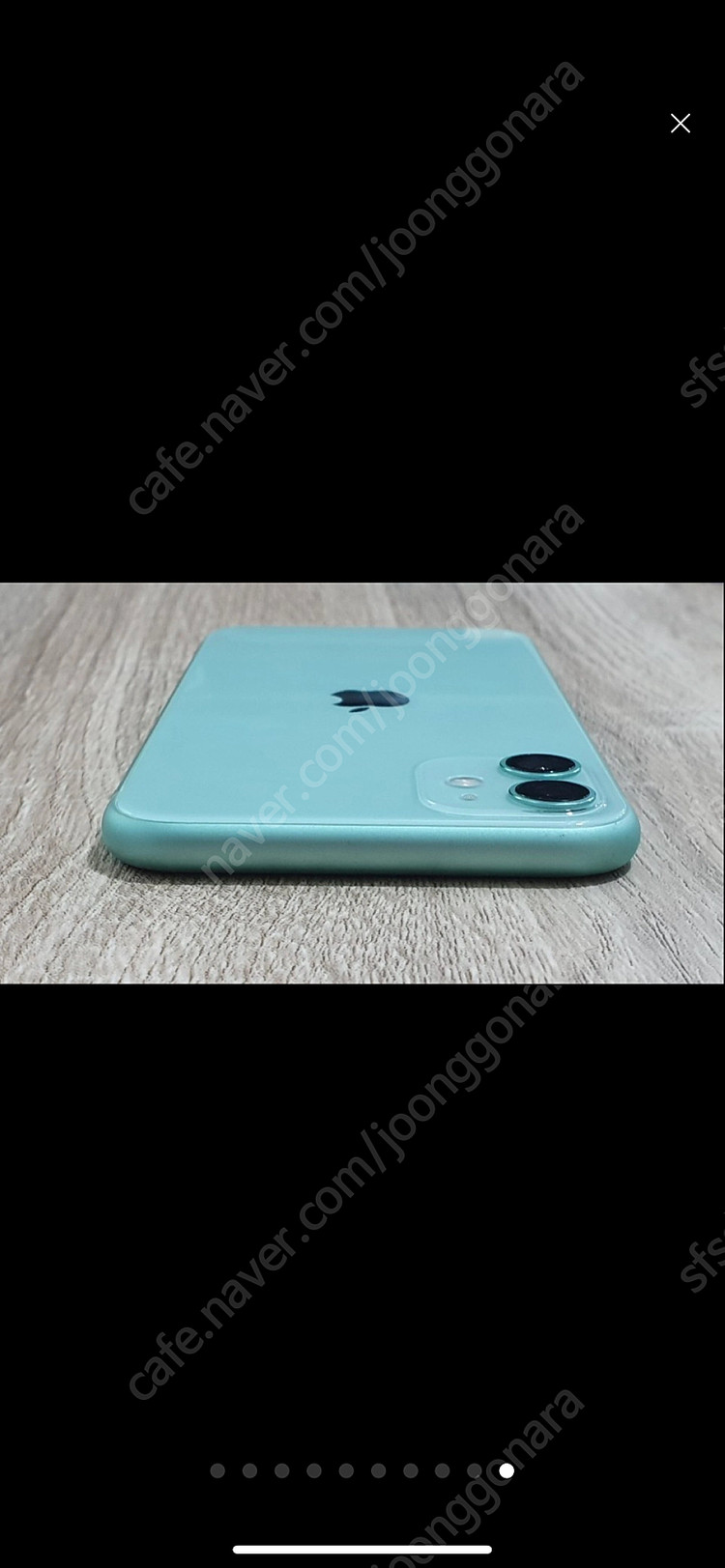 아이폰11, 128기가 민트색상 이미지