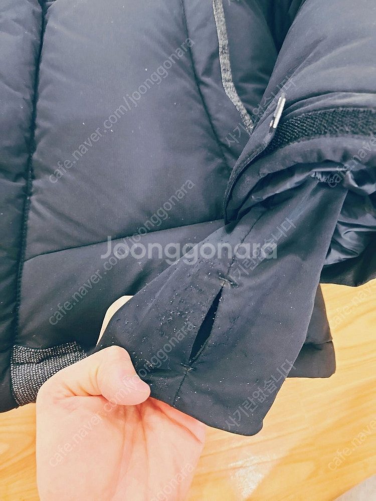 가격포기!!! 아이더 캄피로 대장 패딩 블랙 100(L...--6