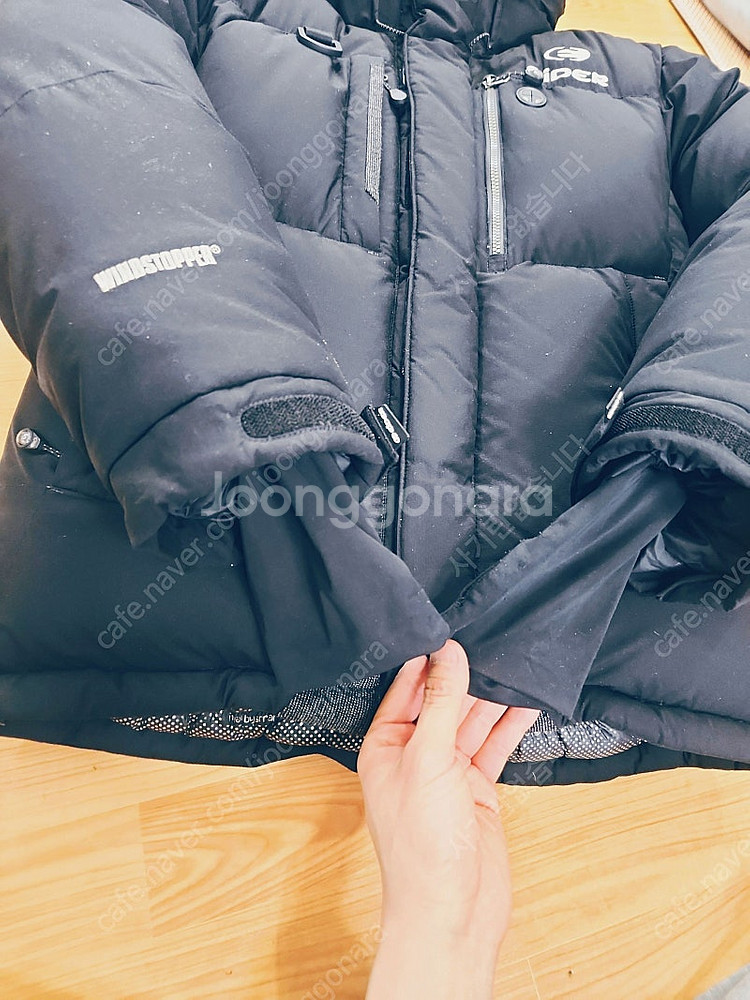 가격포기!!! 아이더 캄피로 대장 패딩 블랙 100(L...--8