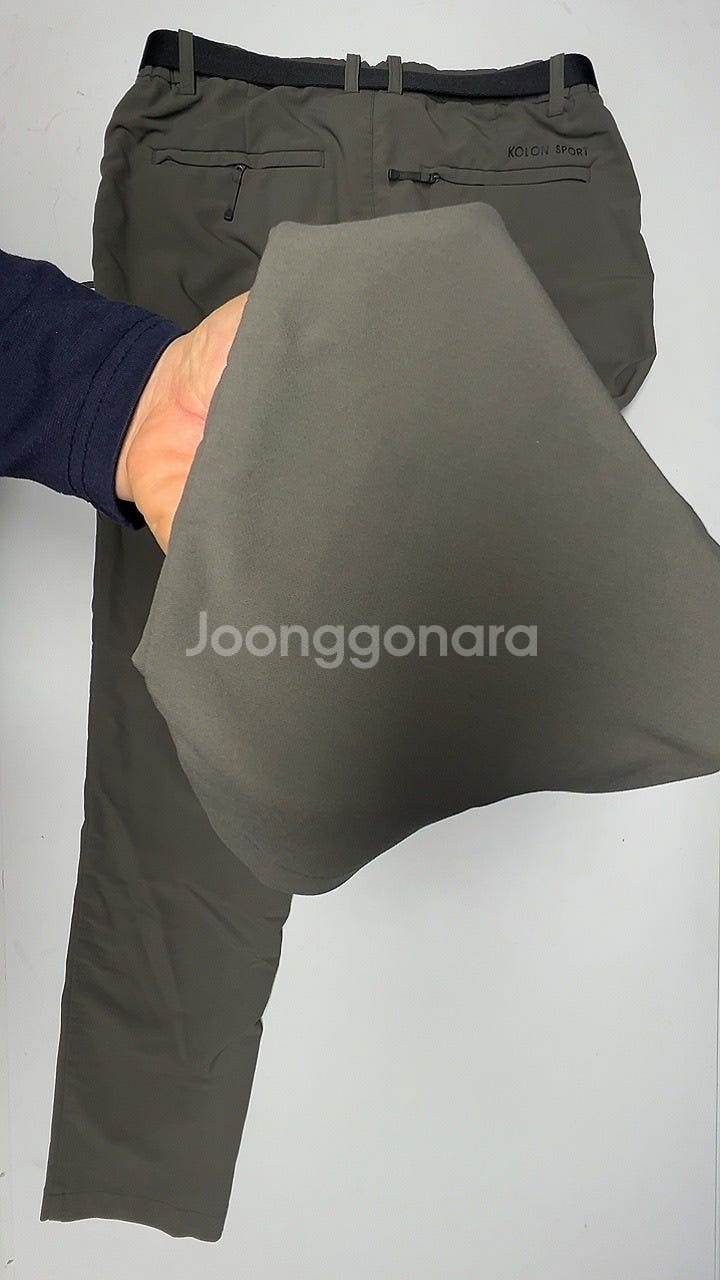 7868번 코오롱 [봄] 남자 등산복 작업복 바지 35...--2