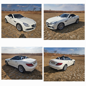 벤츠 뉴slk200 r172 13년 후기형 10만키로 흰색 판매합니다