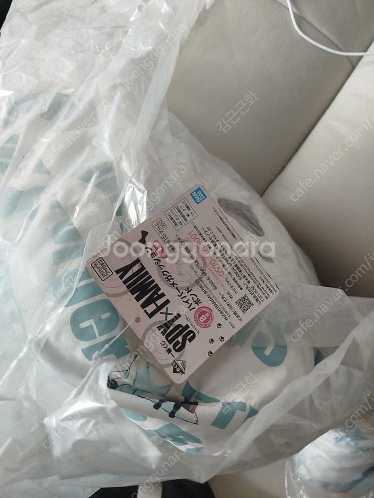 스파이패밀리 제일복권 쿠션 a상 아나 b상 본드--8
