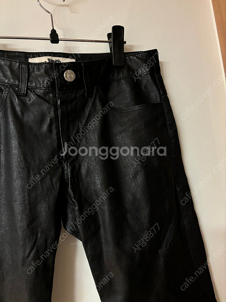 쟈뎅드슈에뜨 럭키슈에뜨 리얼 양가죽 가죽 바지 팬츠 슬...--3