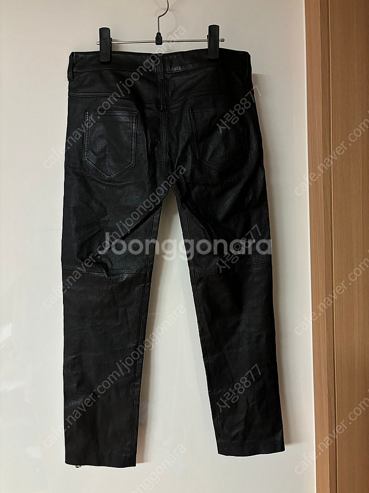 쟈뎅드슈에뜨 럭키슈에뜨 리얼 양가죽 가죽 바지 팬츠 슬...--4