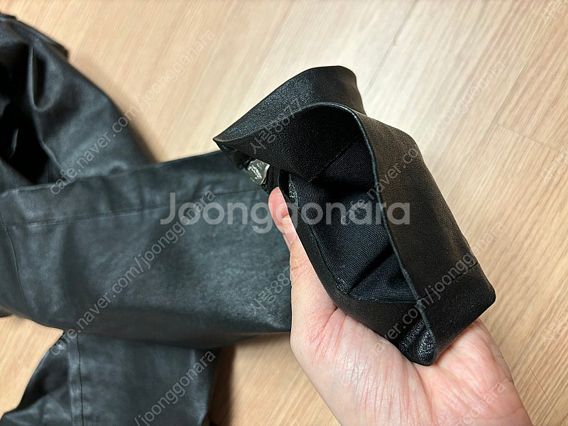 쟈뎅드슈에뜨 럭키슈에뜨 리얼 양가죽 가죽 바지 팬츠 슬...--7