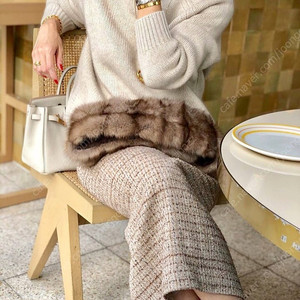 베티진 트위드 스커트