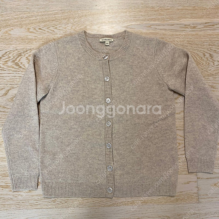 카라멜 가디건 10Y--0