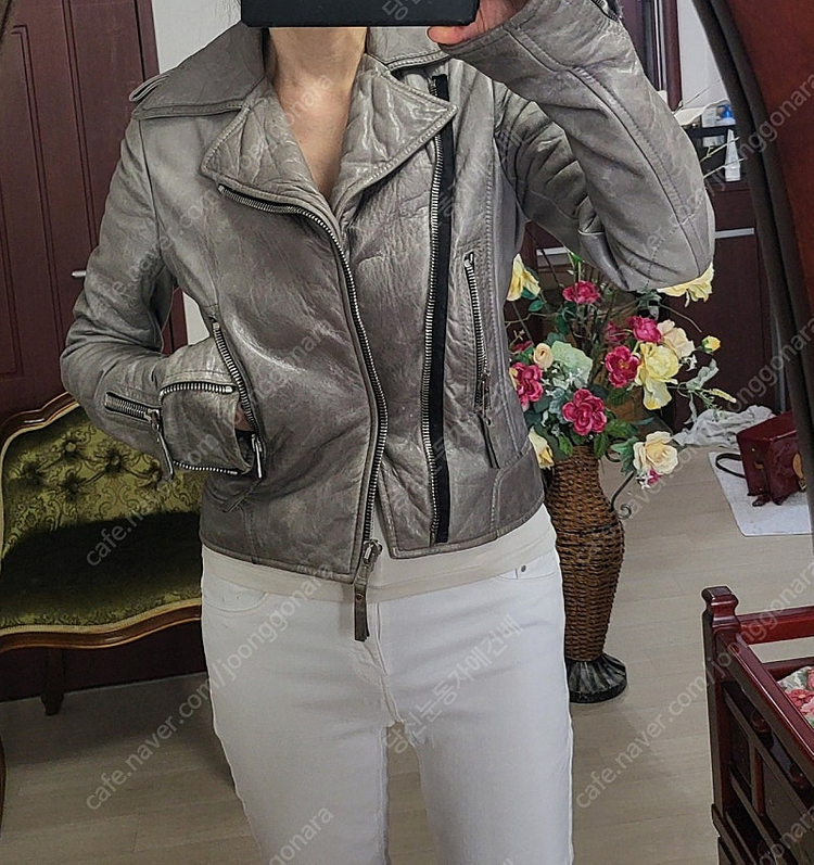 국내택 정품 발렌시아가 라이더 가죽 쟈켓 이미지